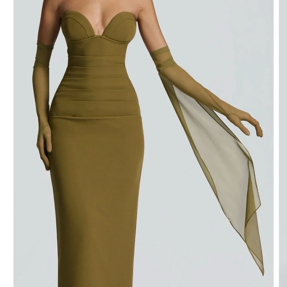 Babyboo Strapless Dress w Scarf - Picture 3 of 3
